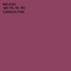 #8C4260 - Cannon Pink Color Image