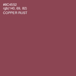 #8C4552 - Copper Rust Color Image
