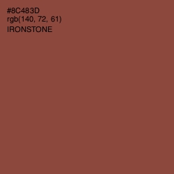 #8C483D - Ironstone Color Image