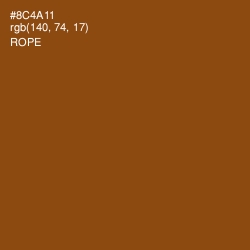 #8C4A11 - Rope Color Image