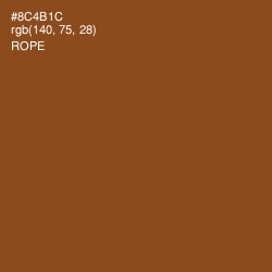#8C4B1C - Rope Color Image