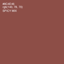 #8C4E46 - Spicy Mix Color Image