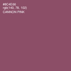 #8C4E66 - Cannon Pink Color Image