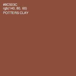 #8C503C - Potters Clay Color Image