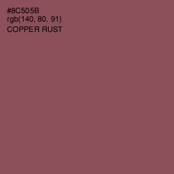 #8C505B - Copper Rust Color Image