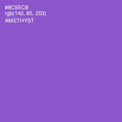 #8C55CB - Amethyst Color Image