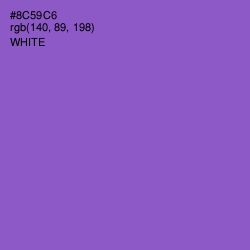 #8C59C6 - Amethyst Color Image