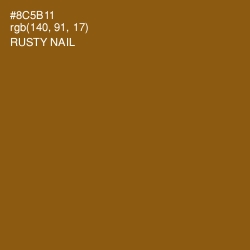 #8C5B11 - Rusty Nail Color Image