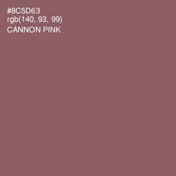 #8C5D63 - Cannon Pink Color Image