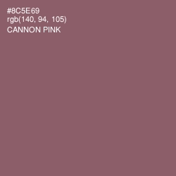 #8C5E69 - Cannon Pink Color Image