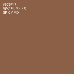 #8C5F47 - Spicy Mix Color Image