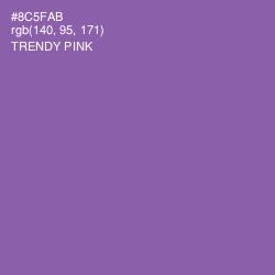 #8C5FAB - Trendy Pink Color Image