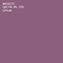 #8C607D - Opium Color Image
