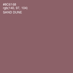 #8C6168 - Sand Dune Color Image
