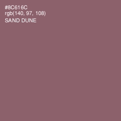 #8C616C - Sand Dune Color Image