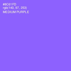 #8C61FD - Medium Purple Color Image