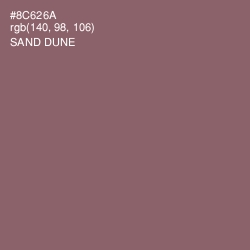 #8C626A - Sand Dune Color Image