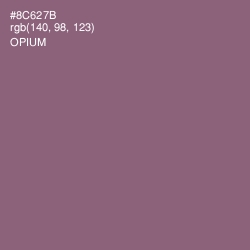 #8C627B - Opium Color Image