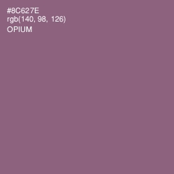 #8C627E - Opium Color Image