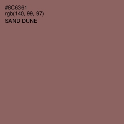 #8C6361 - Sand Dune Color Image