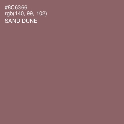 #8C6366 - Sand Dune Color Image