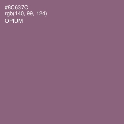 #8C637C - Opium Color Image