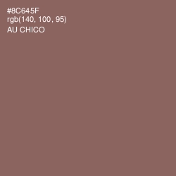 #8C645F - Au Chico Color Image