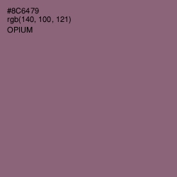 #8C6479 - Opium Color Image