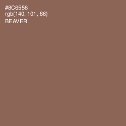 #8C6556 - Beaver Color Image