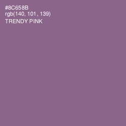 #8C658B - Trendy Pink Color Image