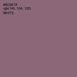 #8C687A - Opium Color Image