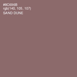 #8C696B - Sand Dune Color Image