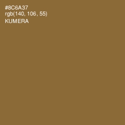 #8C6A37 - Kumera Color Image