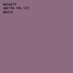 #8C6A7F - Opium Color Image