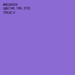 #8C6AD4 - True V Color Image