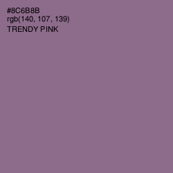 #8C6B8B - Trendy Pink Color Image