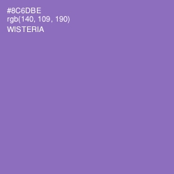 #8C6DBE - Wisteria Color Image