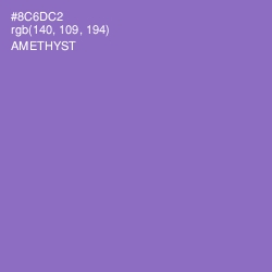 #8C6DC2 - Amethyst Color Image