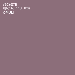 #8C6E7B - Opium Color Image