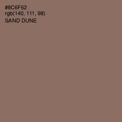 #8C6F62 - Sand Dune Color Image