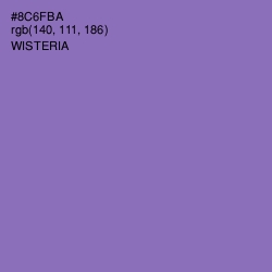 #8C6FBA - Wisteria Color Image