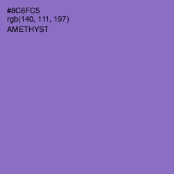 #8C6FC5 - Amethyst Color Image