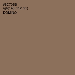 #8C705B - Domino Color Image