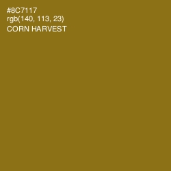 #8C7117 - Corn Harvest Color Image