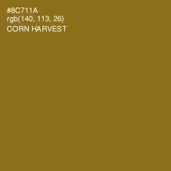 #8C711A - Corn Harvest Color Image