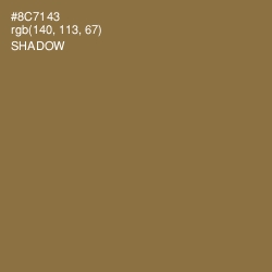 #8C7143 - Shadow Color Image
