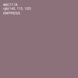 #8C717A - Empress Color Image