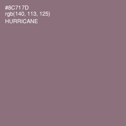 #8C717D - Hurricane Color Image