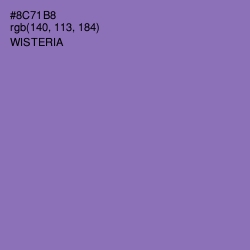#8C71B8 - Wisteria Color Image