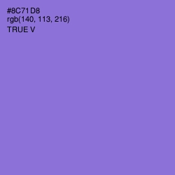 #8C71D8 - True V Color Image